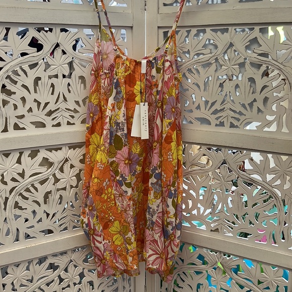 NWT Sanctuary Swim dress with pockets. Floral print. Size XS. Super cute. - Picture 5 of 6